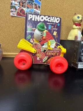 RARE!!!Vintage 1965 Fisher Price “Jalopy” Pull Toy